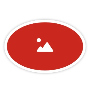 Oval Stickers